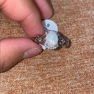 Cute Sliver Opal Ring 💕